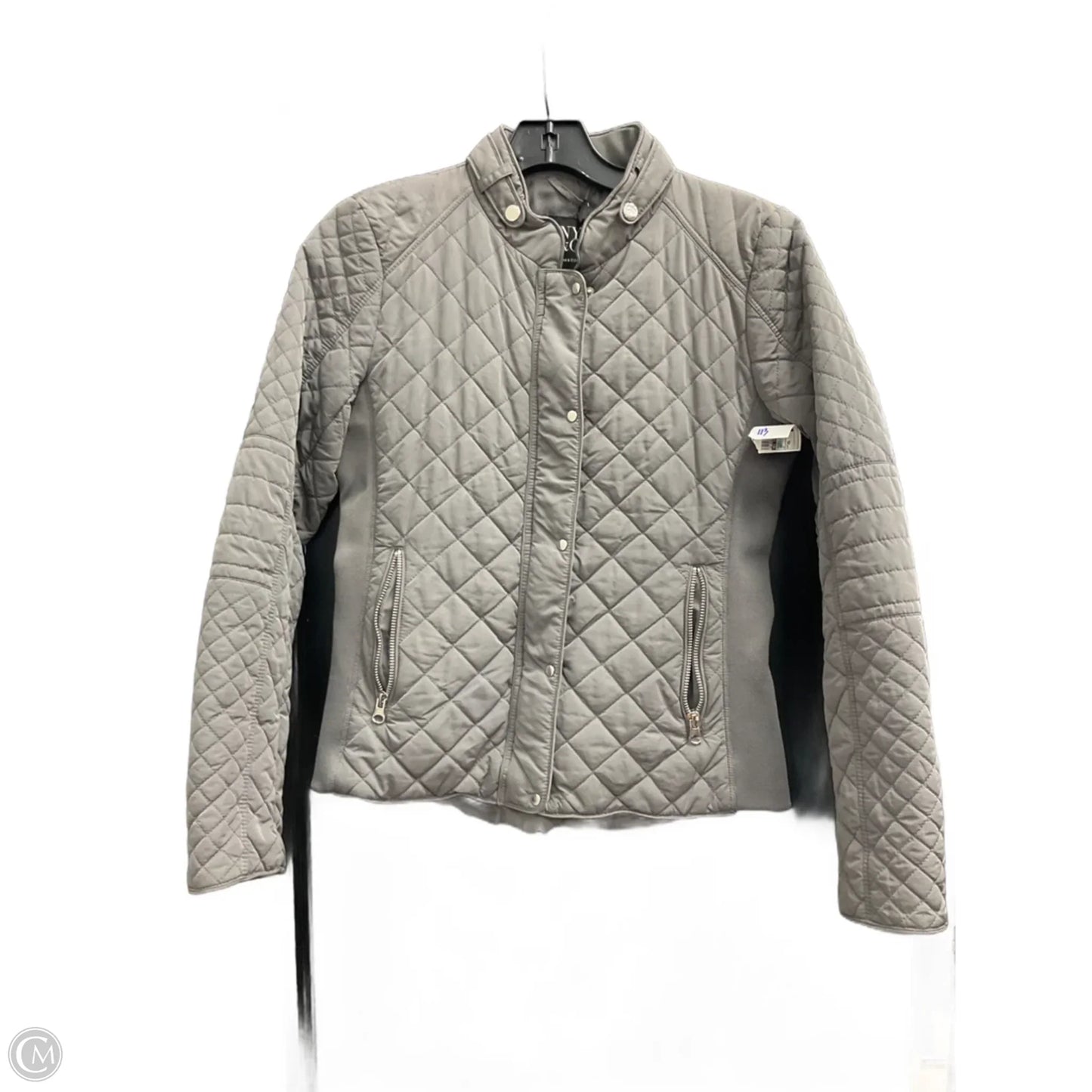 Jacket Puffer & Quilted By New York And Co In Grey, Size: Xs
