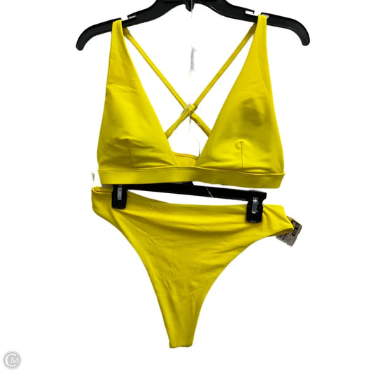 Swimsuit 2pc By Cupshe In Yellow, Size: Xl