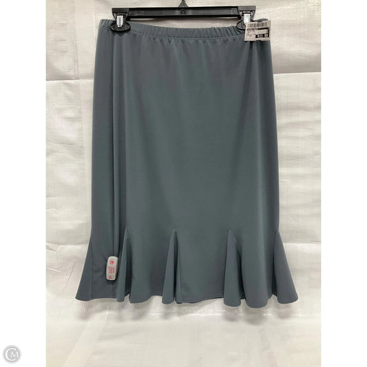 Skirt Midi By Susan Graver In Grey, Size: Xs