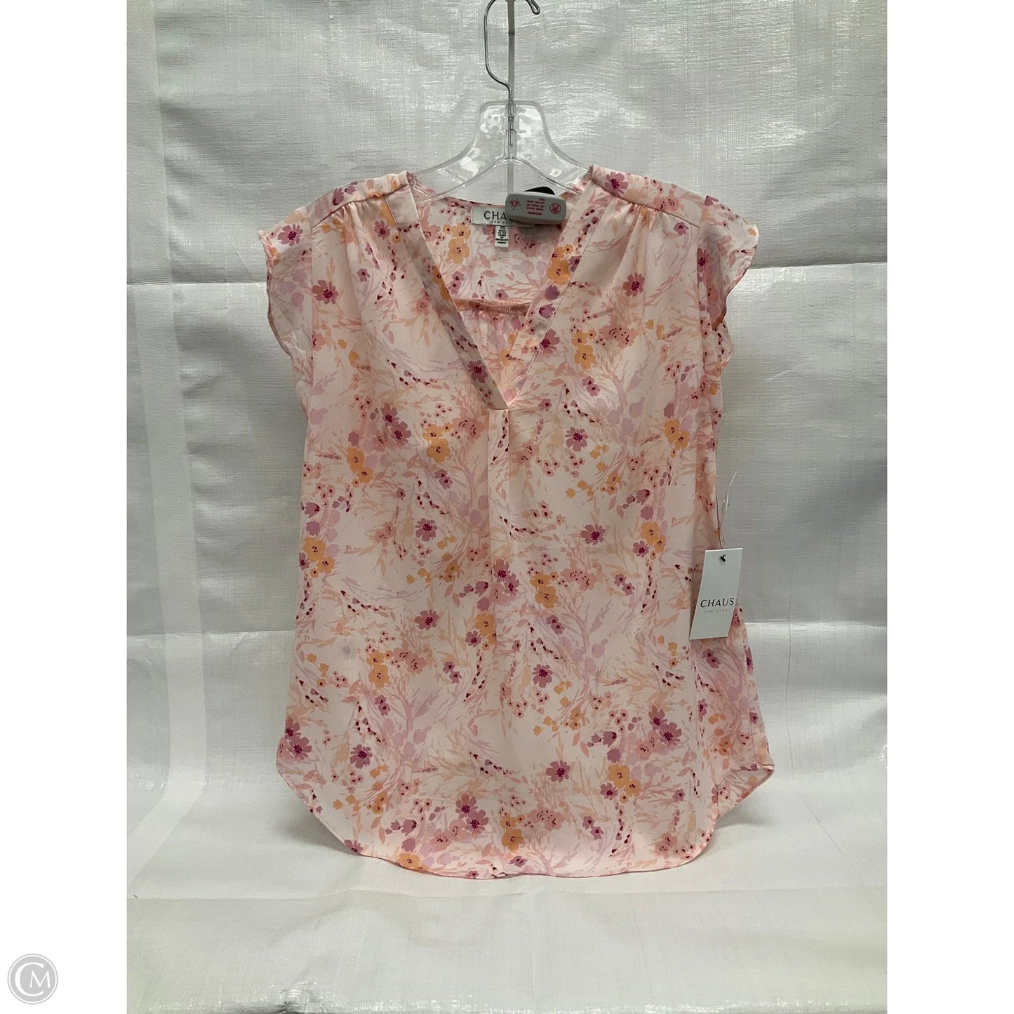 Top Sleeveless By Chaus In Pink, Size: Xs
