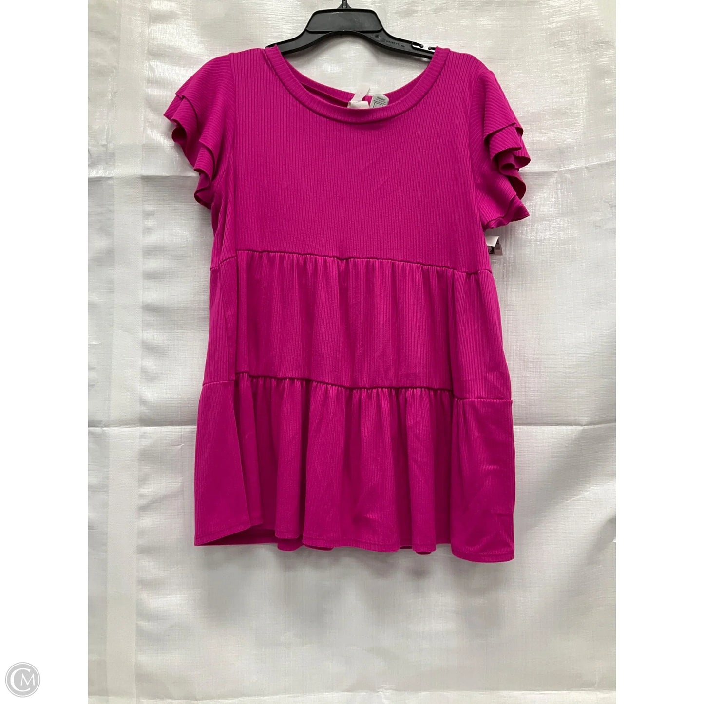 Top Short Sleeve By Clothes Mentor In Pink, Size: S