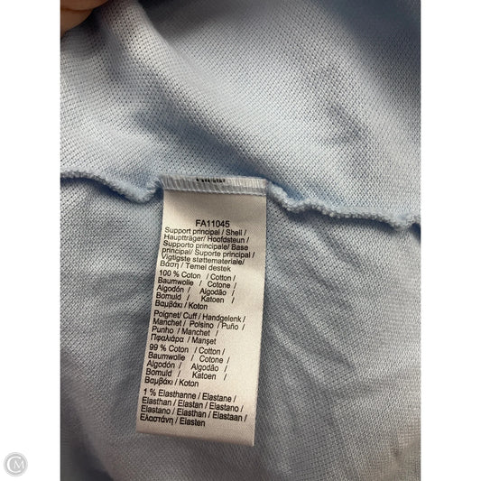 Top Short Sleeve By Lacoste In Blue, Size: Xl