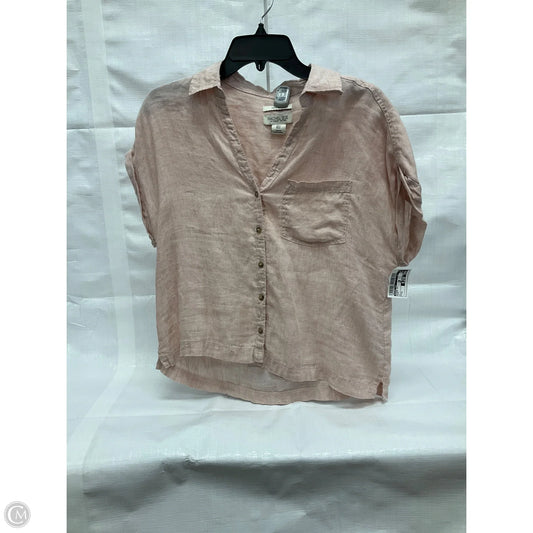 Blouse Short Sleeve By Rachel Zoe In Pink, Size: S