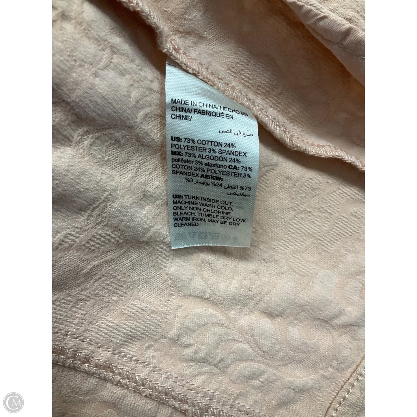 Jacket Other By Chicos In Pink, Size: Petite   Xs