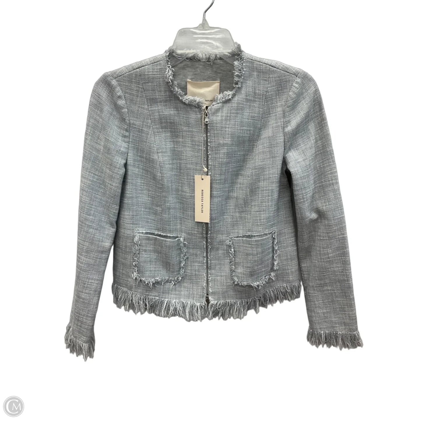 Blazer By Rebecca Taylor In Grey, Size: Xs