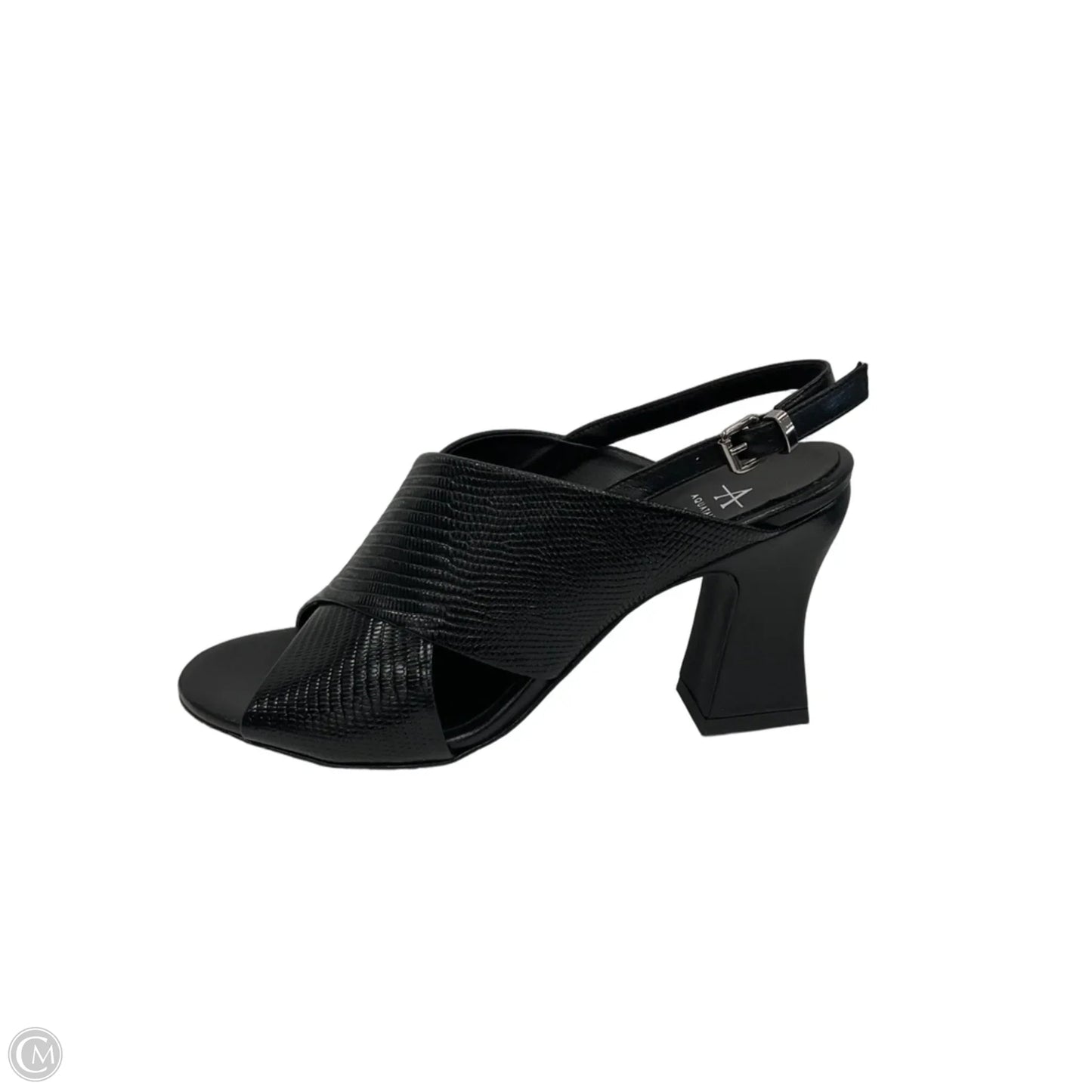 Sandals Heels Block By Aquatalia In Black, Size: 8