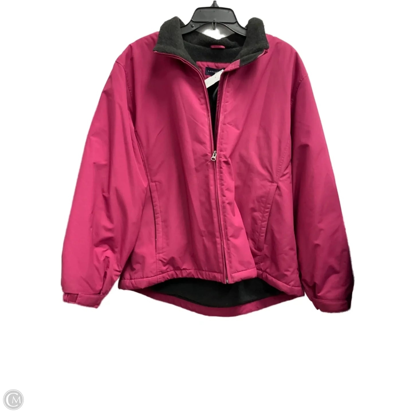 Coat Puffer & Quilted By Lands End In Purple, Size: Xl