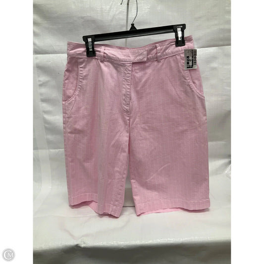 Shorts By Lady Hagen In Pink & White, Size: 8