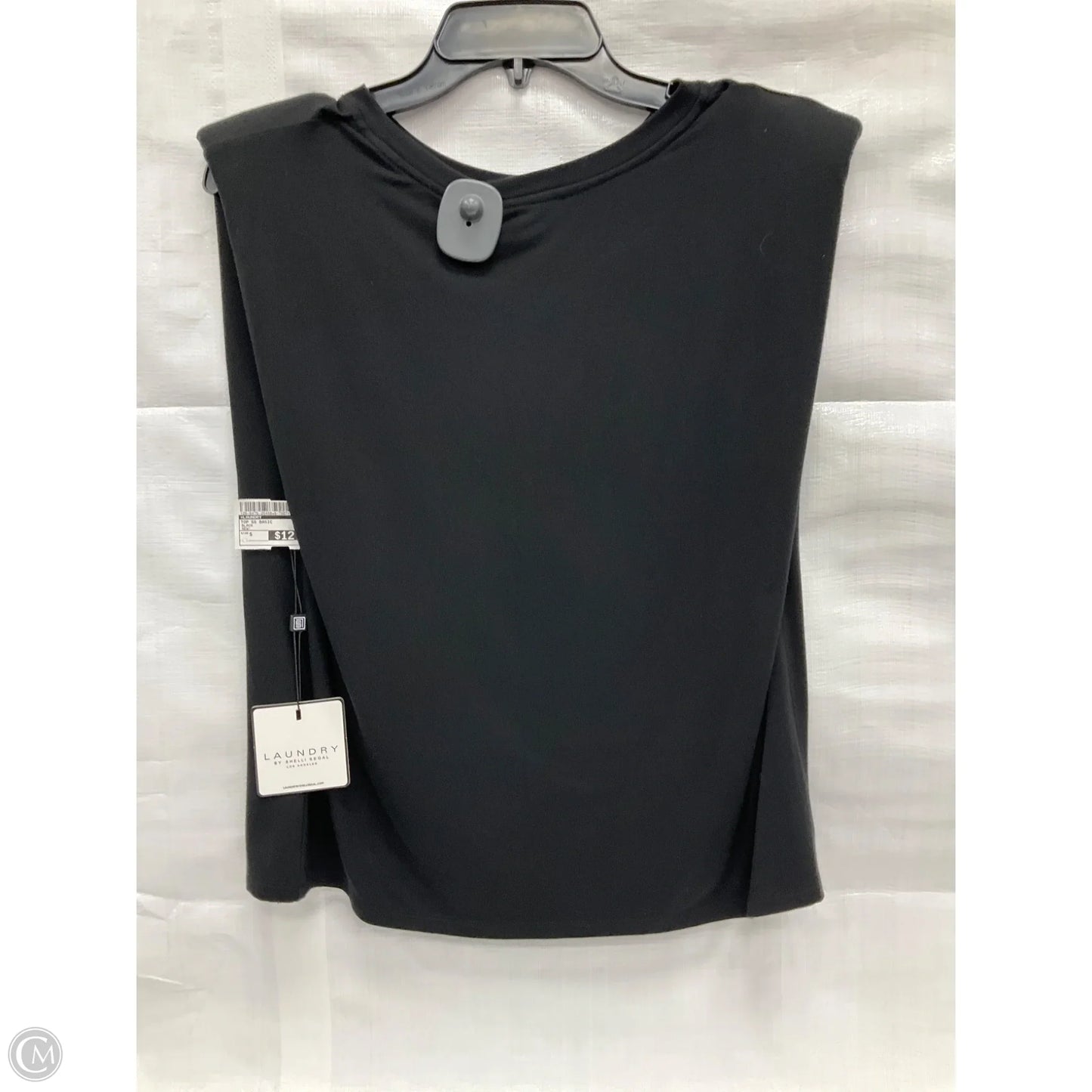 Top Short Sleeve Basic By Laundry In Black, Size: S
