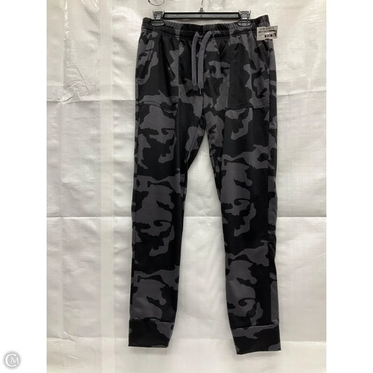 Athletic Pants By Clothes Mentor In Black & Grey, Size: M