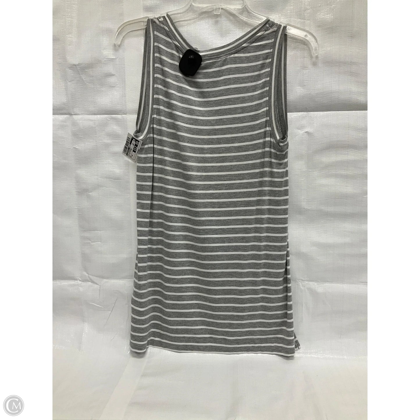 Top Sleeveless By Liverpool In Striped Pattern, Size: Xs
