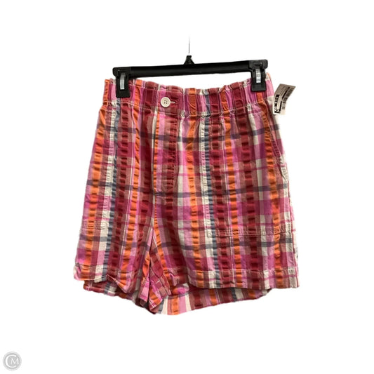 Shorts By Loft In Plaid Pattern, Size: L