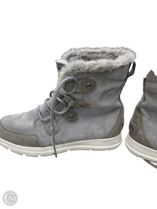 Boots Ankle Flats By Sorel In Grey, Size: 8