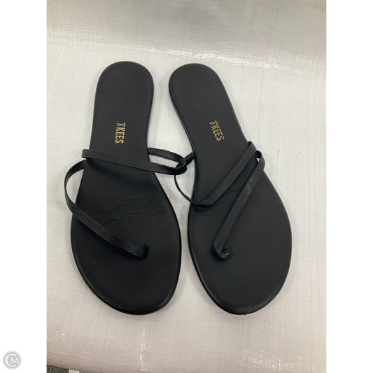 Sandals Flip Flops By Cmb In Black, Size: 9