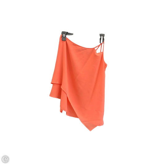 Top Sleeveless By Naked Zebra In Orange, Size: M