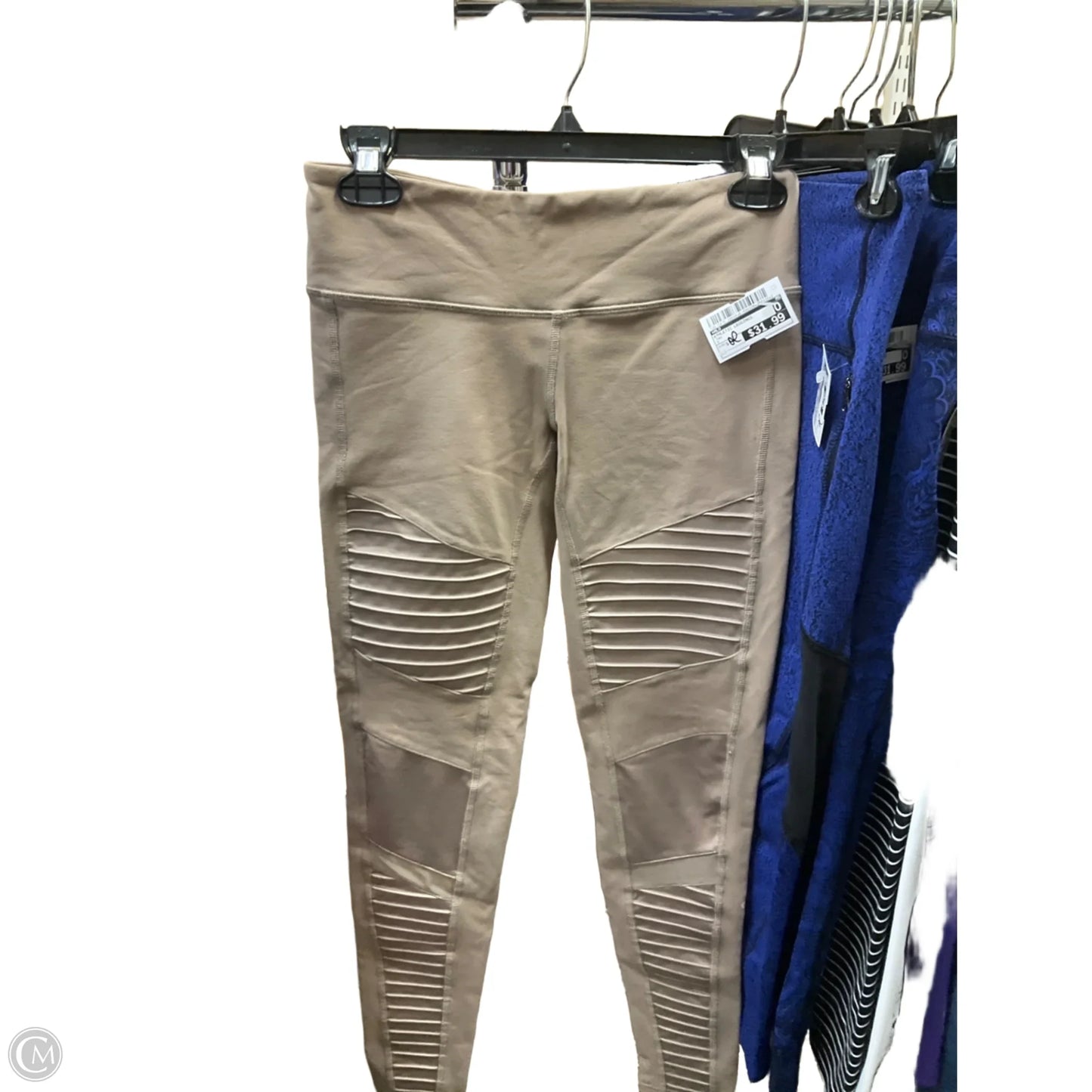 Athletic Leggings By Alo In Tan, Size: S