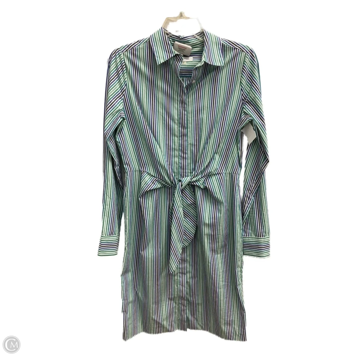 Dress Work By Calvin Klein In Striped Pattern, Size: Xs