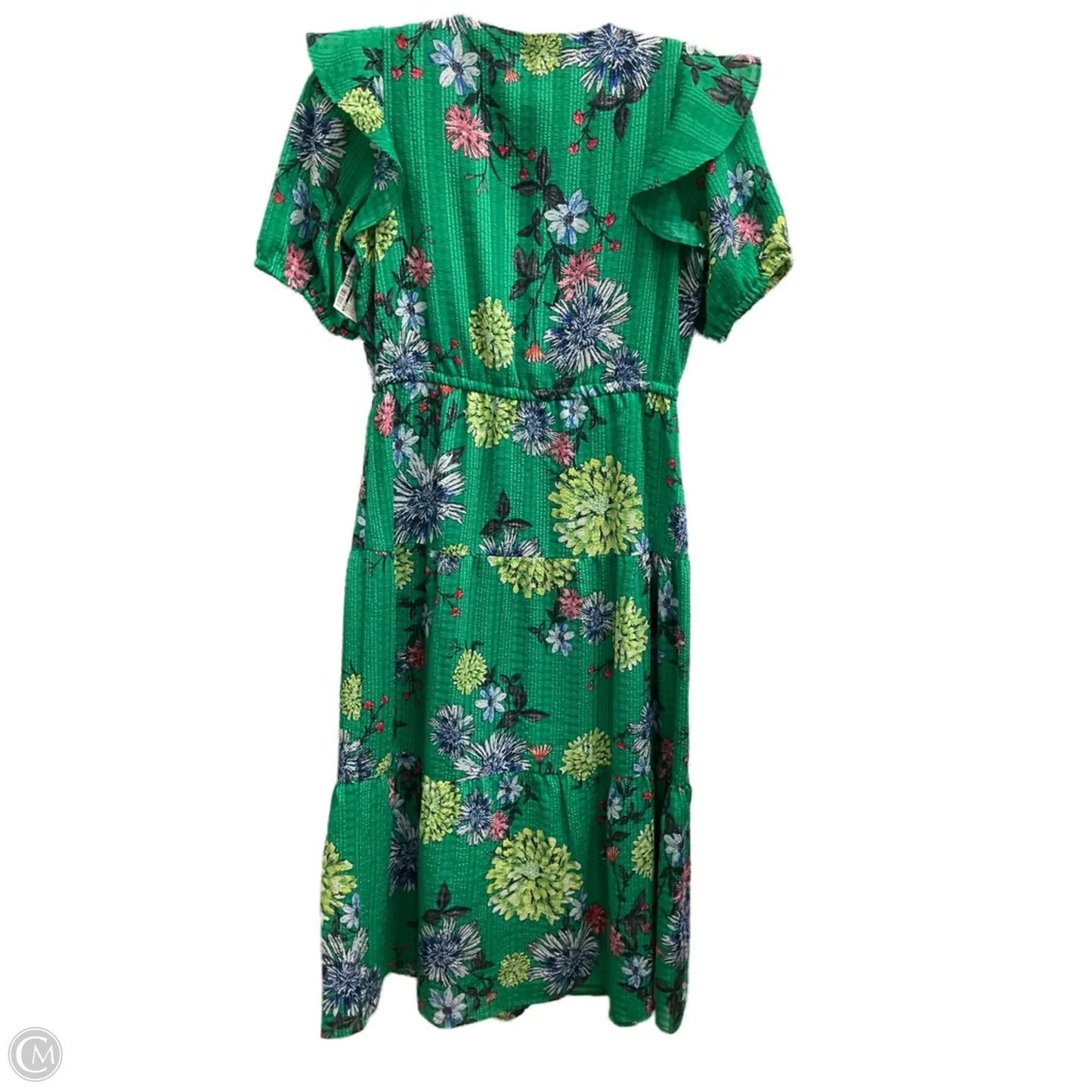 Dress Casual Midi By Loft In Green, Size: Xsp