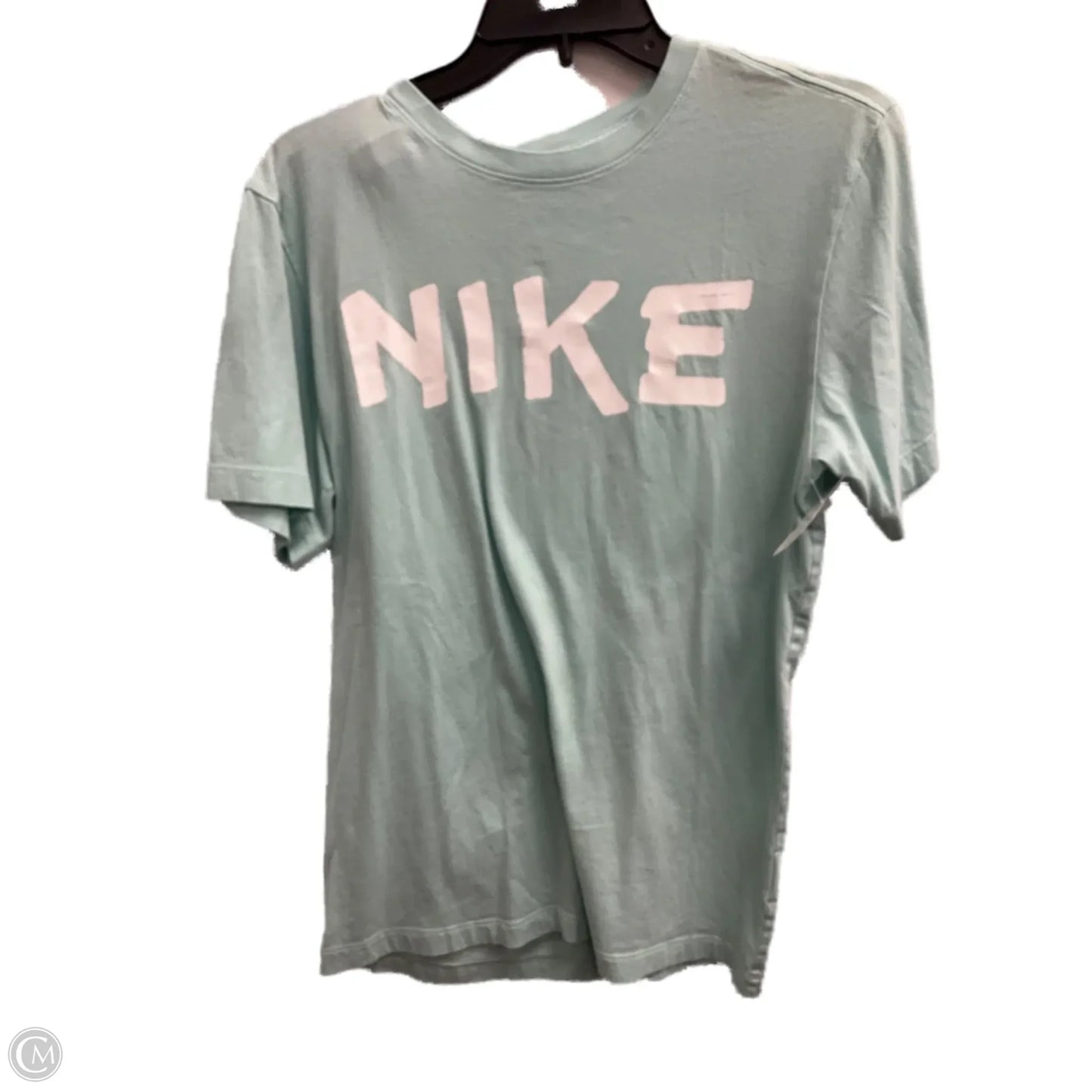 Athletic Top Short Sleeve By Nike Apparel In Blue, Size: S