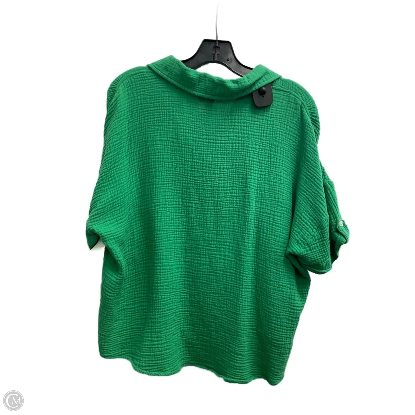 Top Short Sleeve By Clothes Mentor In Green, Size: M