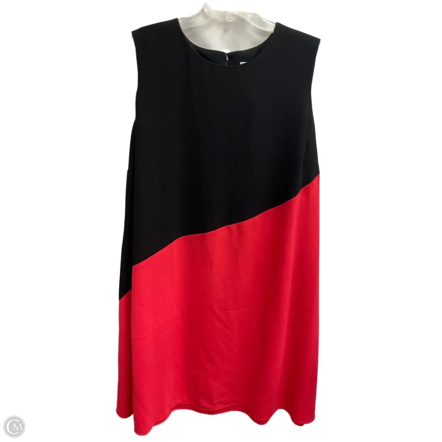 Dress Work By Calvin Klein In Coral, Size: 3x