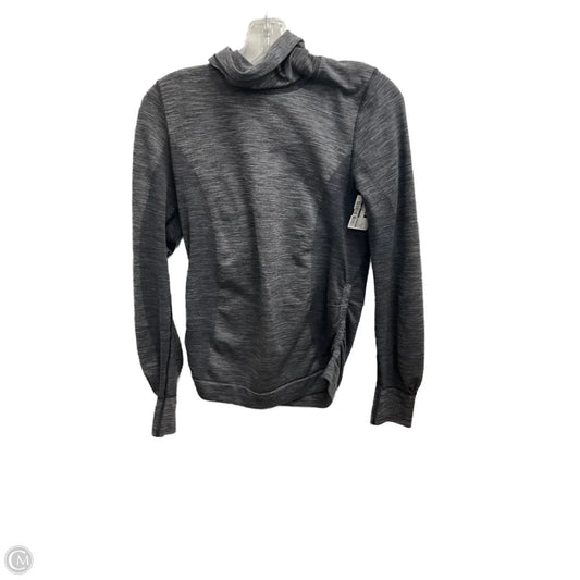 Athletic Top Long Sleeve Collar By Lululemon In Grey, Size: 8