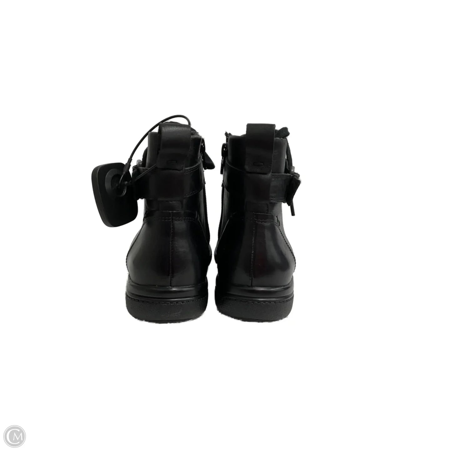 Boots Ankle Flats By Clarks In Black, Size: 7