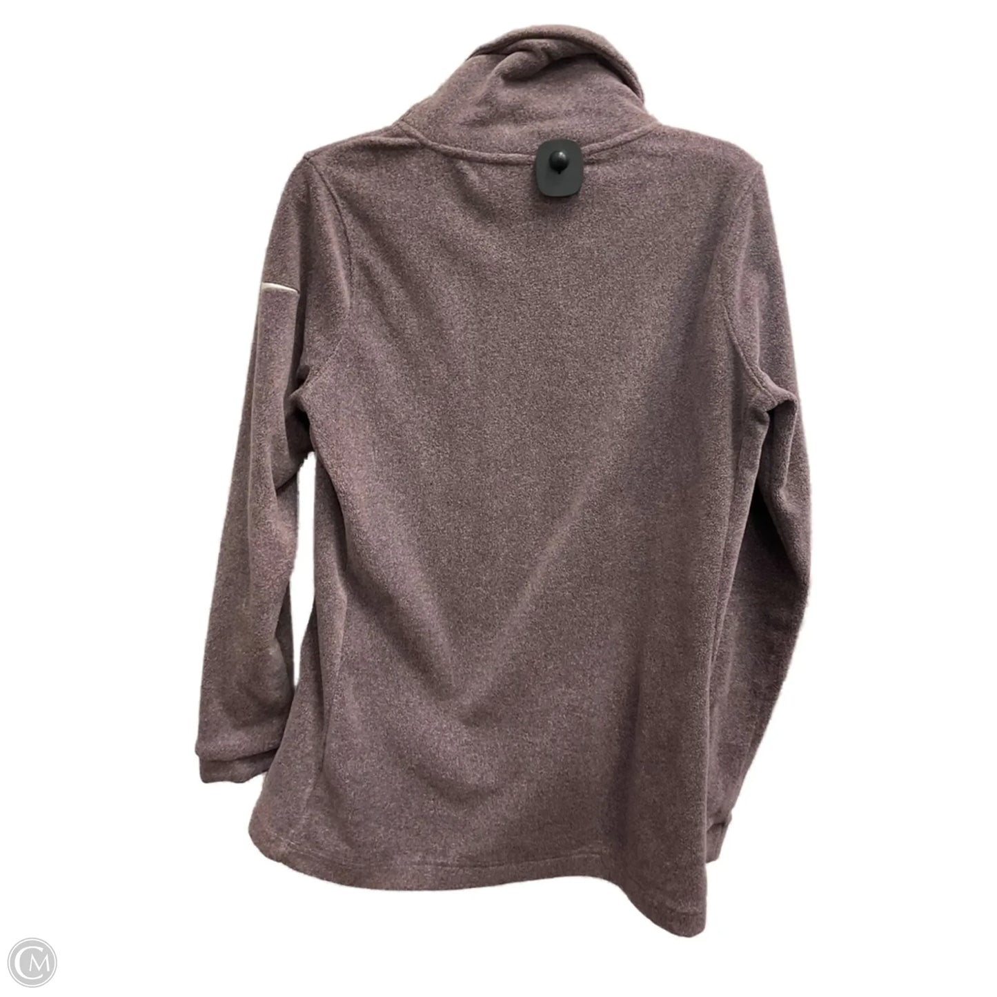 Athletic Top Long Sleeve Crewneck By Nike Apparel In Maroon, Size: M