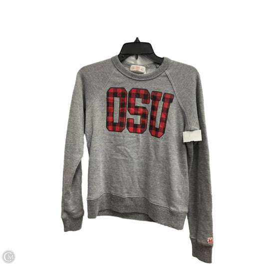 Top Long Sleeve By Clothes Mentor In Grey, Size: S