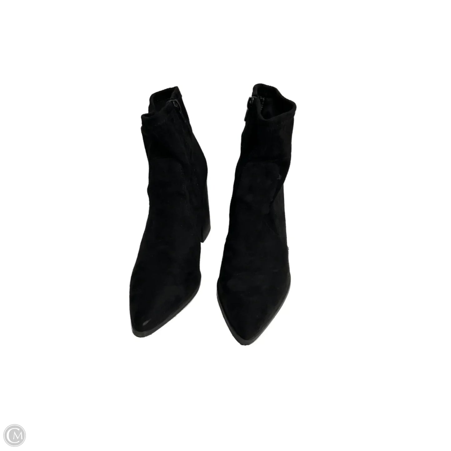 Boots Ankle Heels By Steve Madden In Black, Size: 9.5