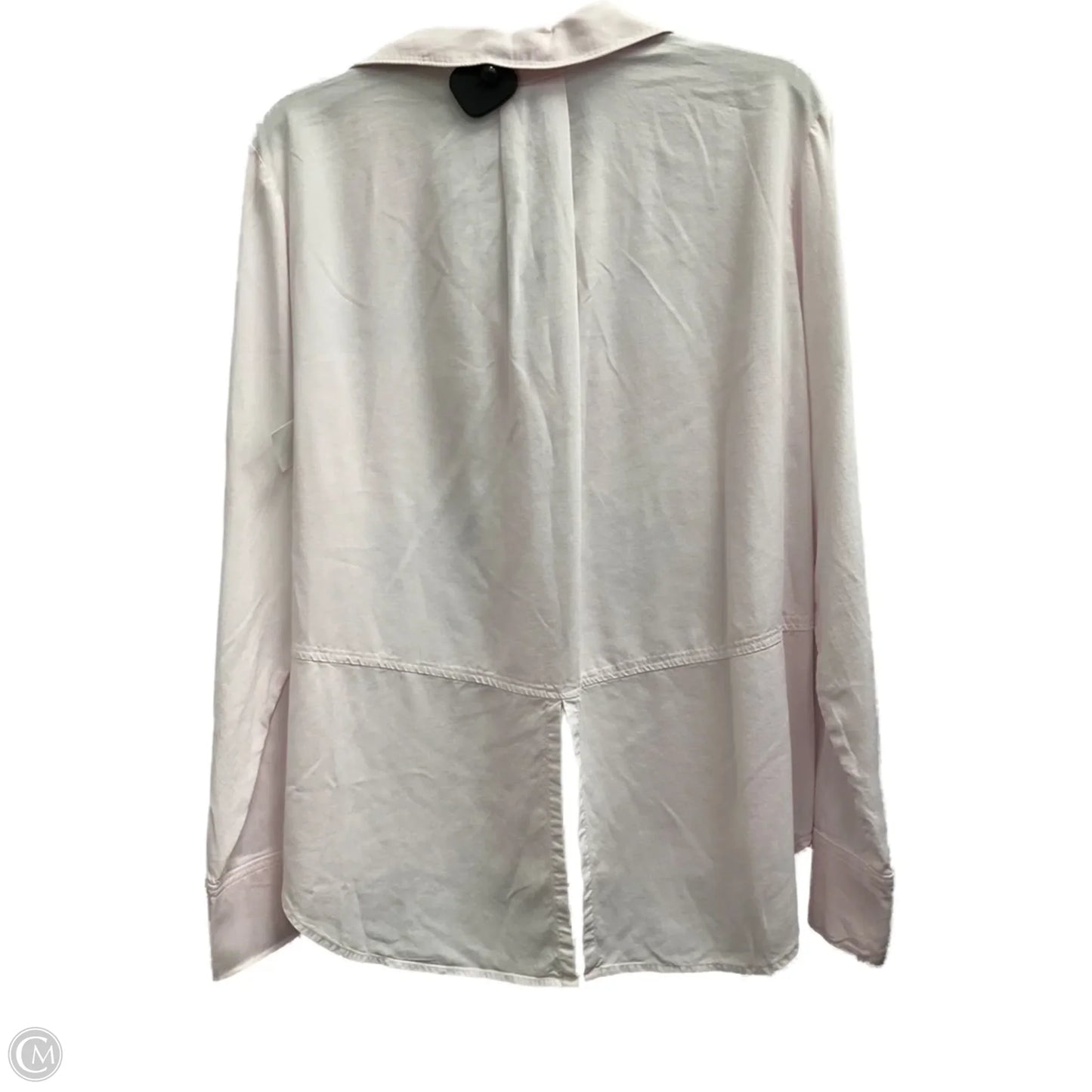 Blouse Long Sleeve By Bella Dahl In Pink, Size: L