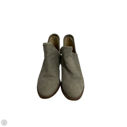 Boots Ankle Heels By Lucky Brand In Taupe, Size: 8