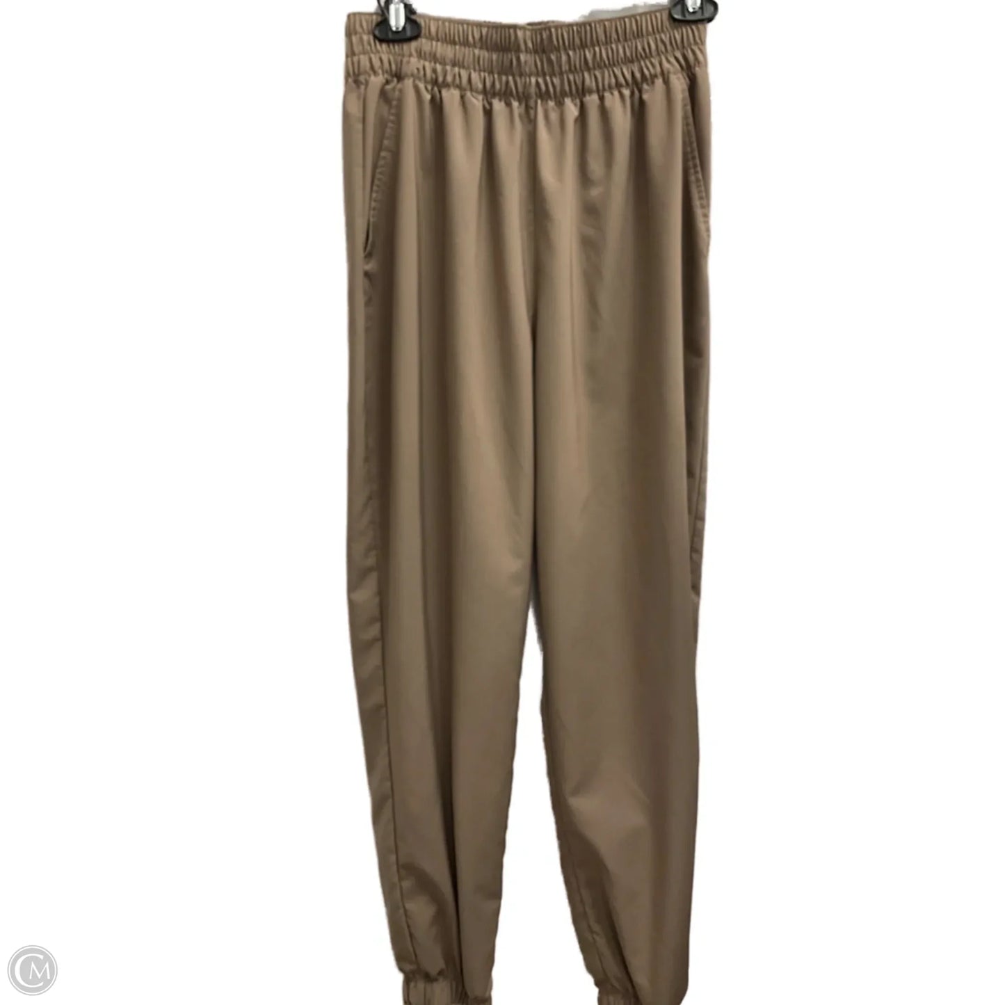 Athletic Pants By Nike Apparel In Taupe, Size: S