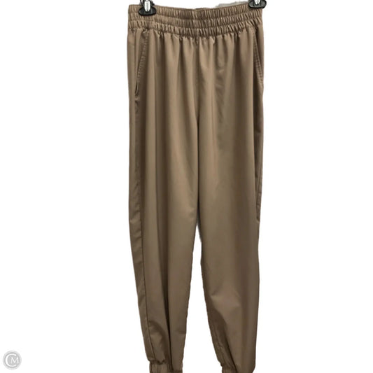 Athletic Pants By Nike Apparel In Taupe, Size: S
