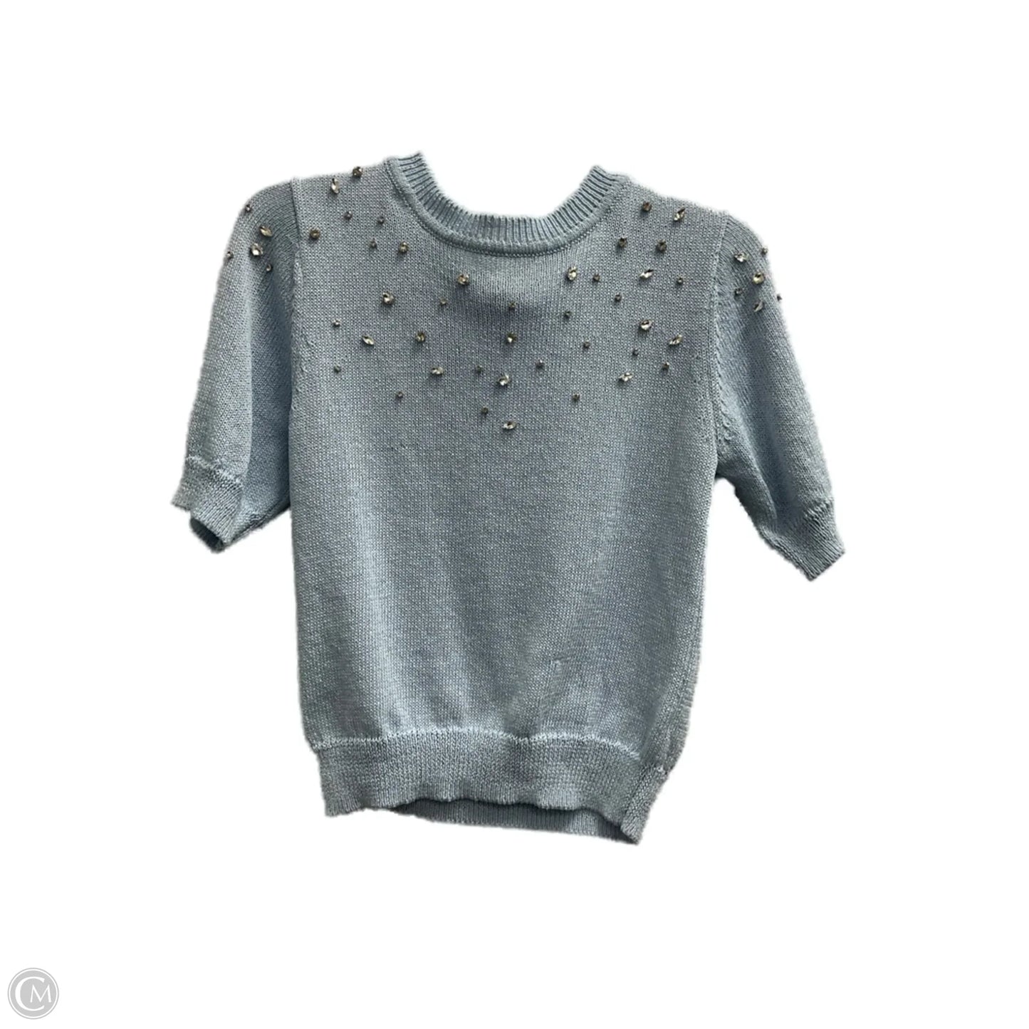 Top Short Sleeve By Lea & Viola In Blue, Size: M