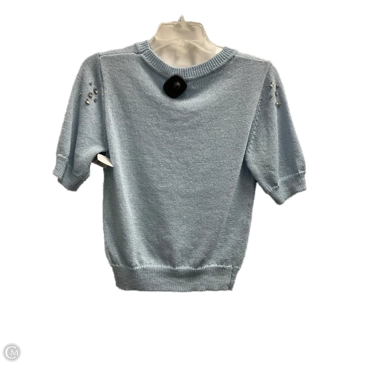 Top Short Sleeve By Lea & Viola In Blue, Size: M