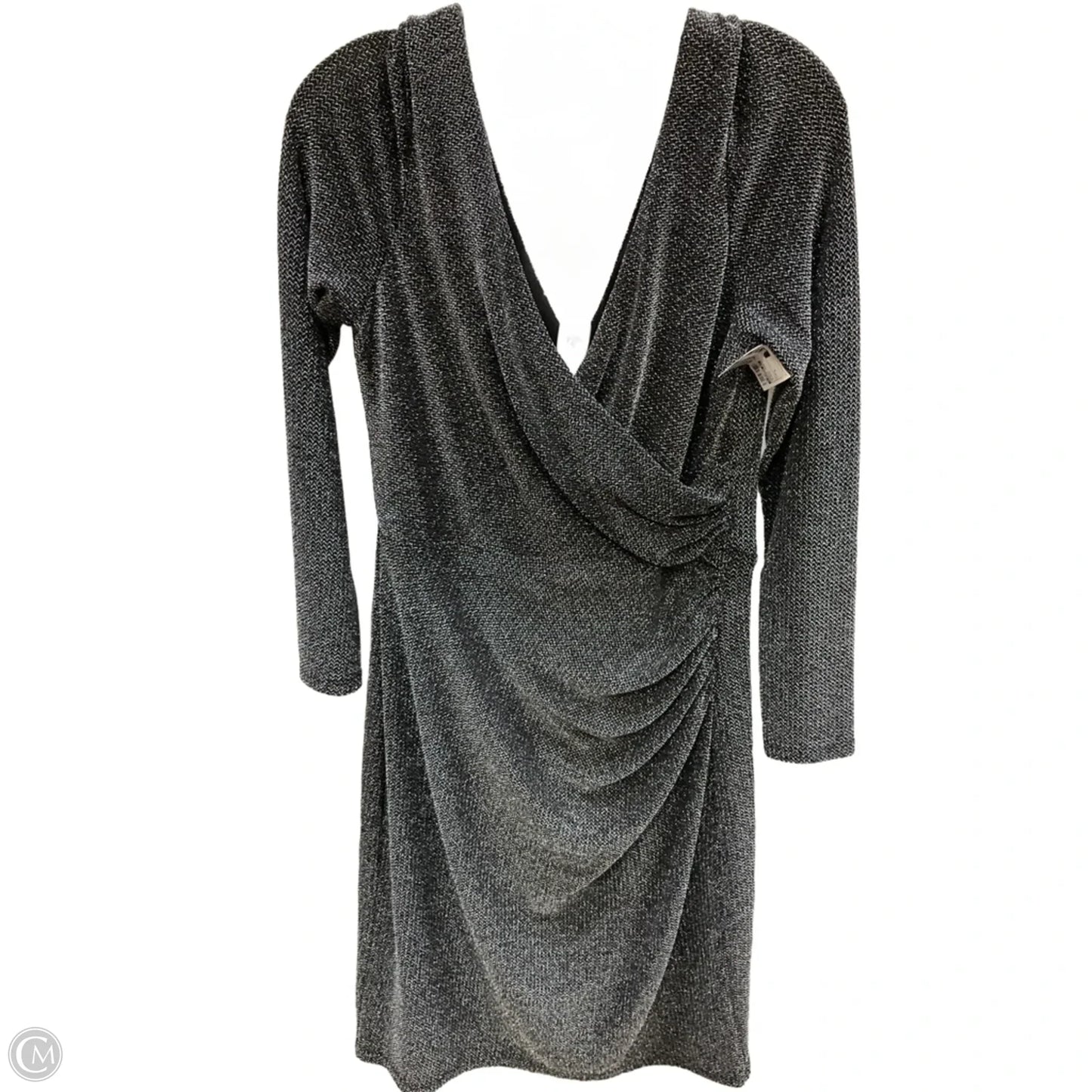 Dress Party Midi By Lauren By Ralph Lauren In Black, Size: L