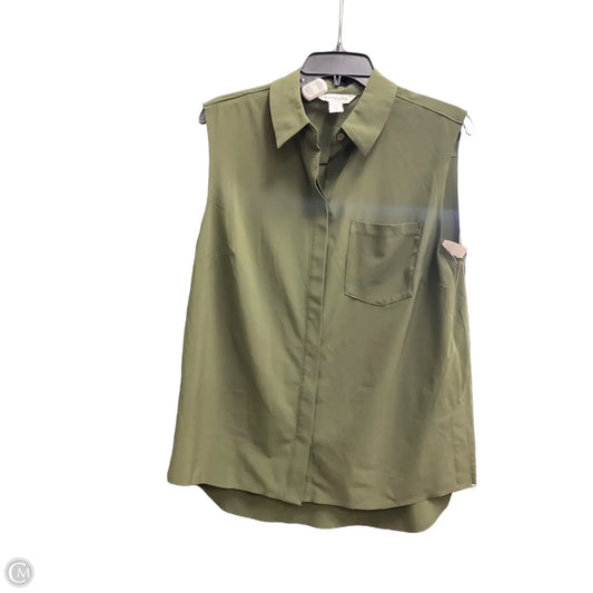 Top Sleeveless By Athleta In Green, Size: M