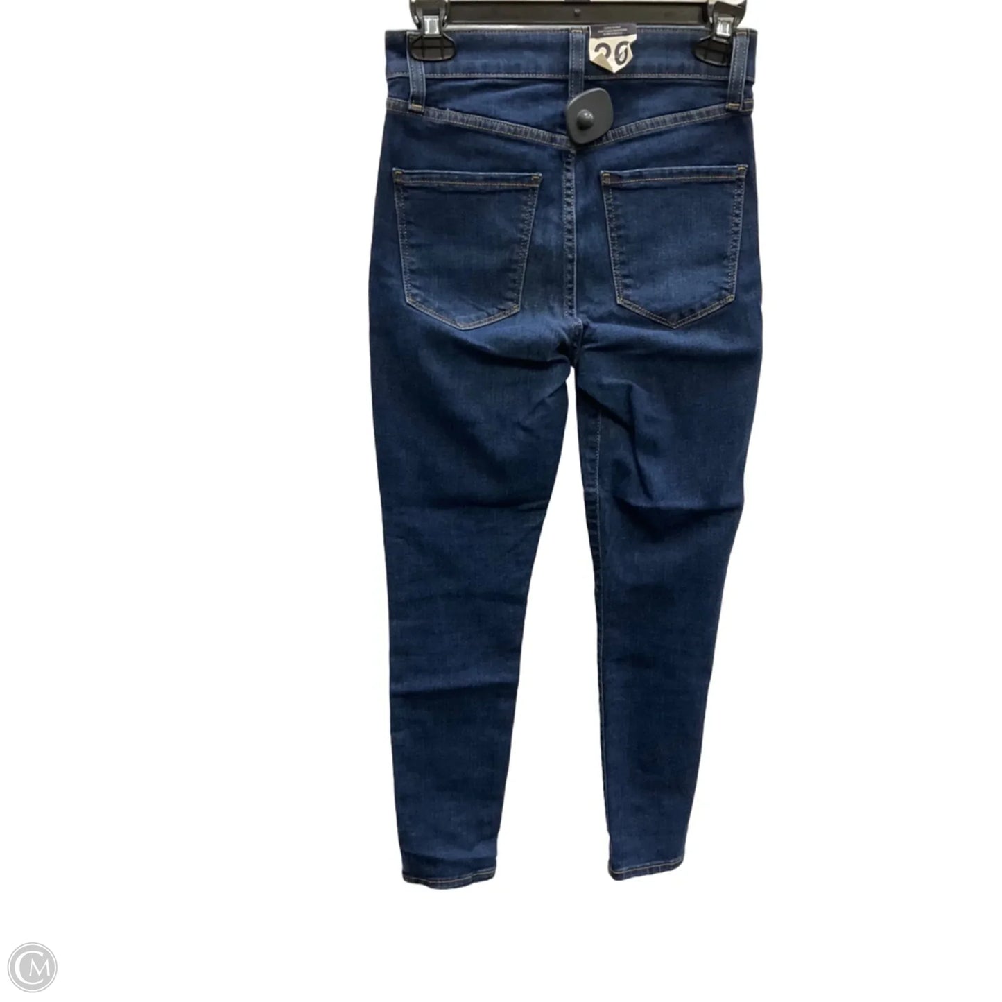 Jeans Skinny By Gap In Blue Denim, Size: 2p