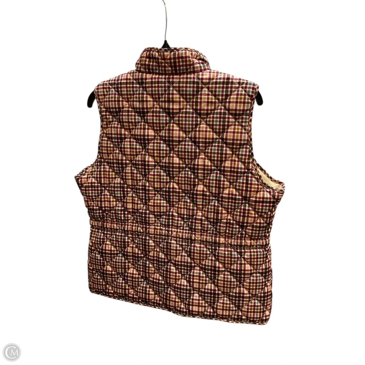 Vest Puffer & Quilted By St Johns Bay In Plaid Pattern, Size: L