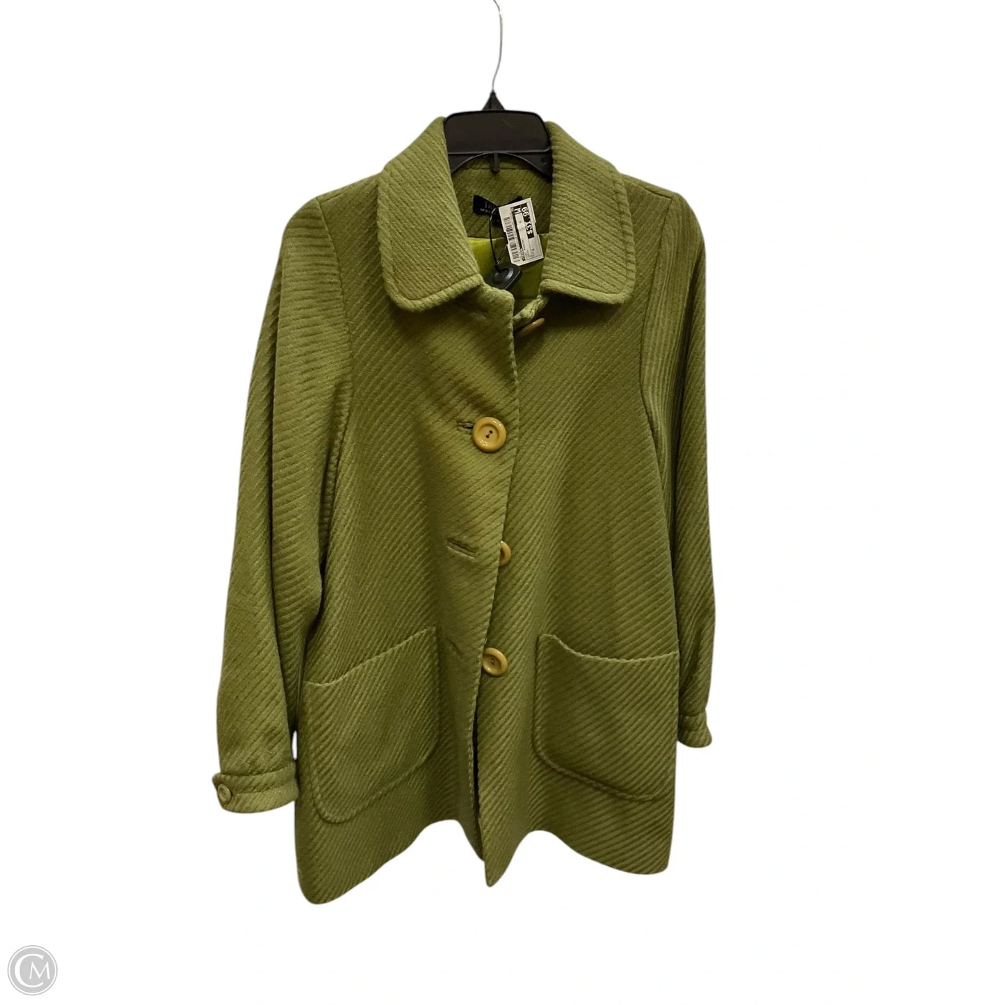 Coat Peacoat By Tribal In Green, Size: S