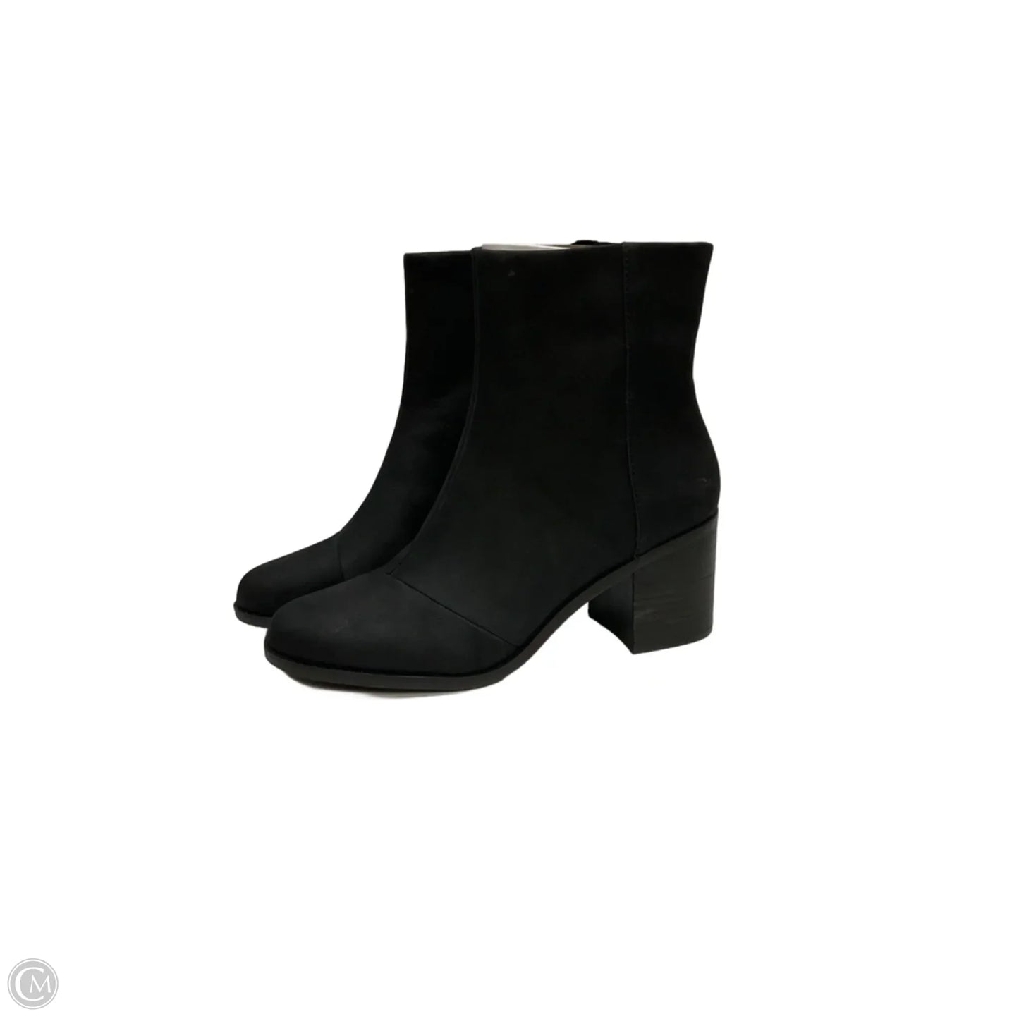 Boots Ankle Heels By Toms In Black, Size: 11