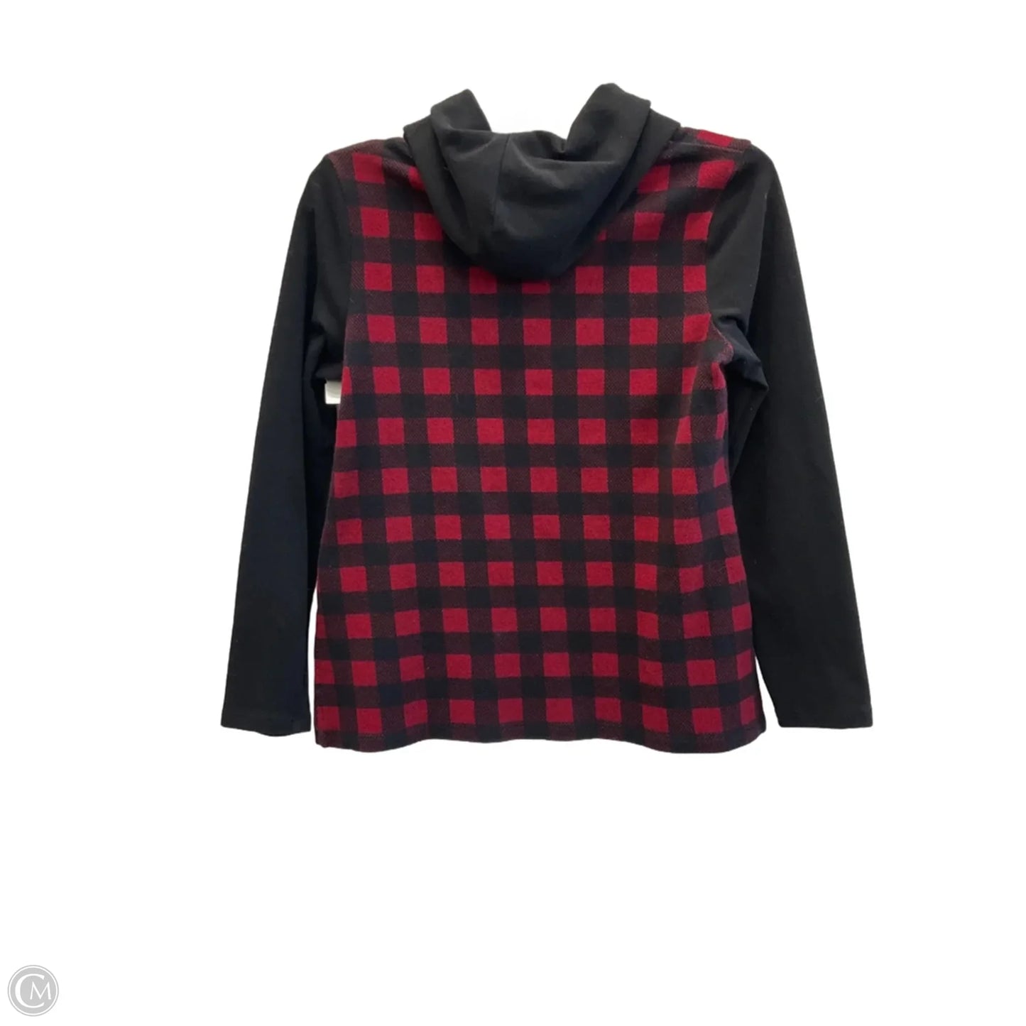Top Long Sleeve By Talbots In Plaid Pattern, Size: Sp
