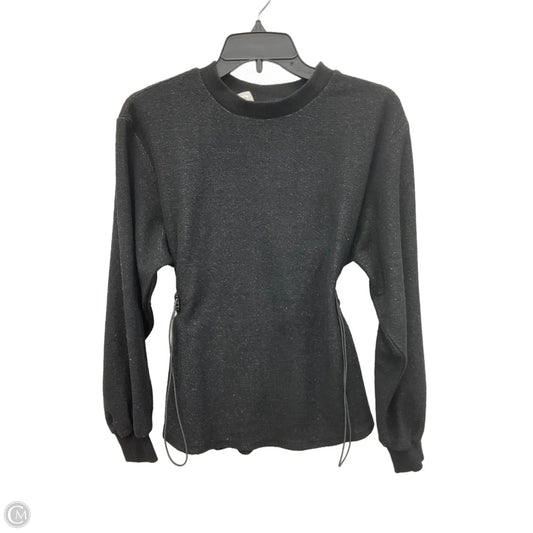 Top Long Sleeve By Bke In Black, Size: S