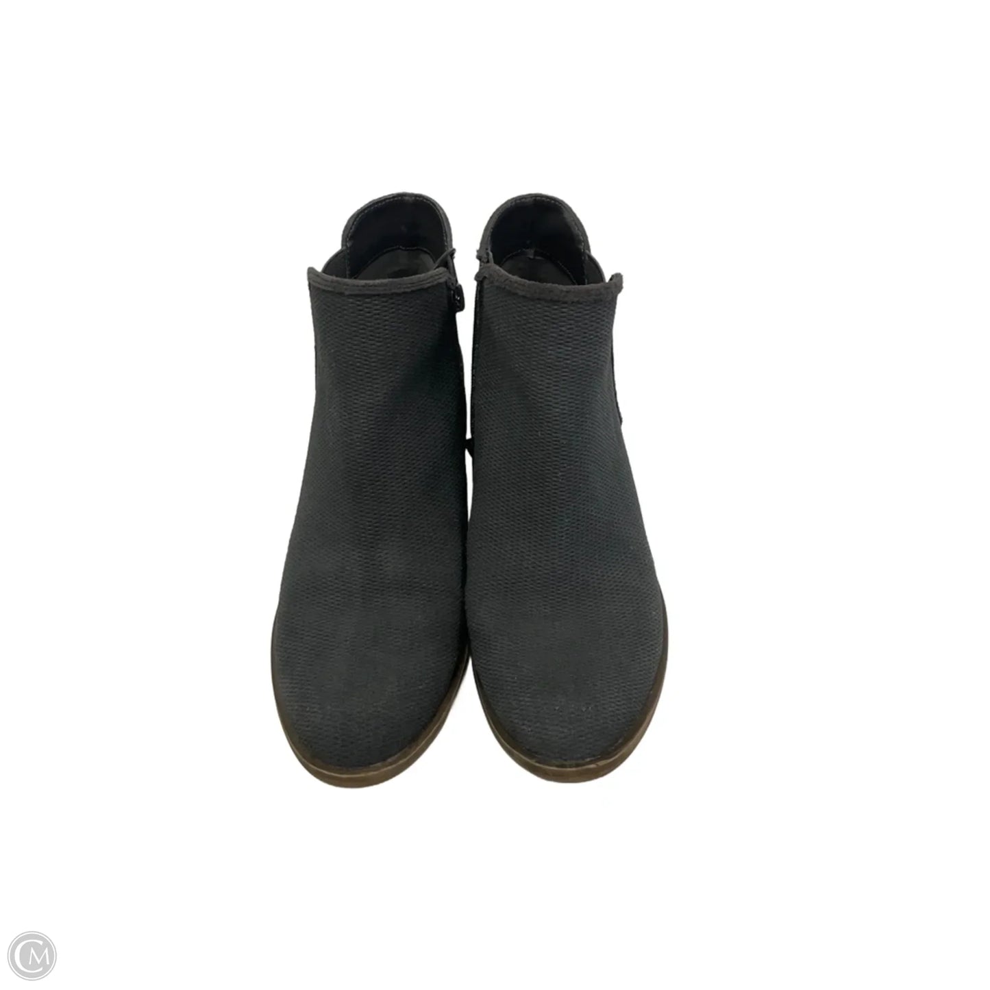 Boots Ankle Heels By Kensie In Grey, Size: 8.5