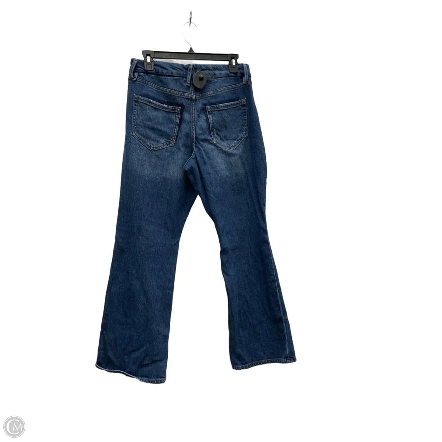 Jeans Boot Cut By Good American In Blue Denim, Size: 8