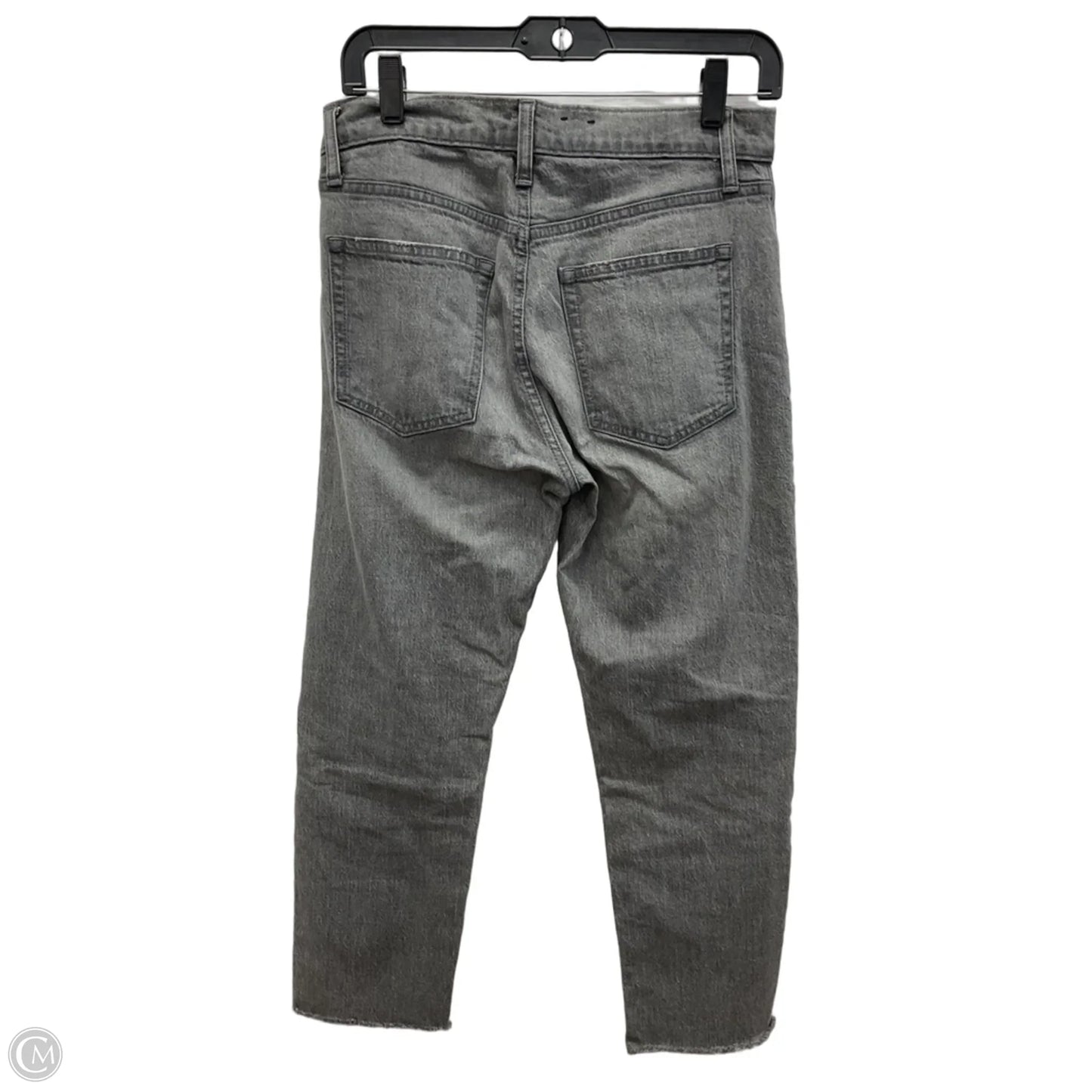 Jeans Straight By Gap In Grey Denim, Size: 6