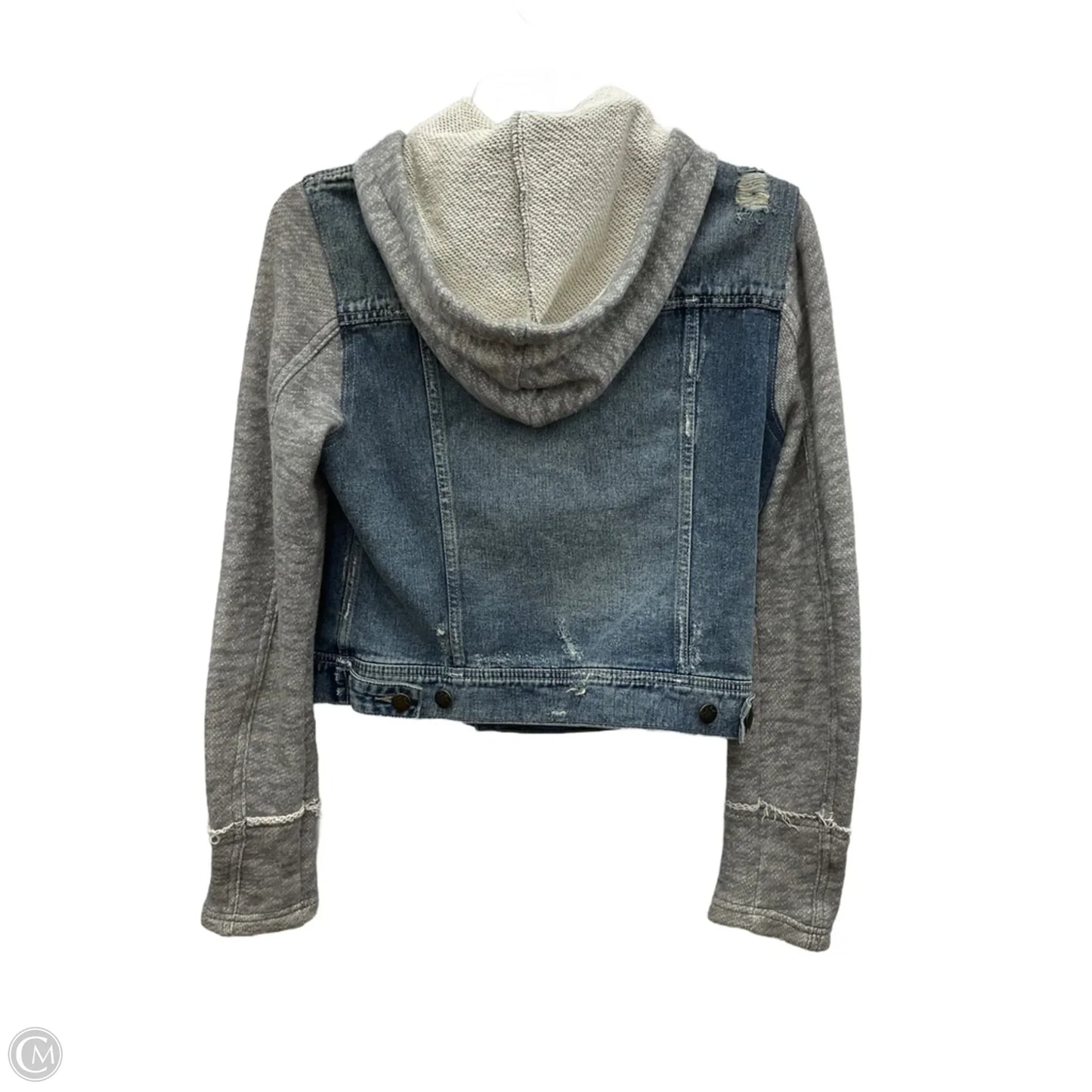 Jacket Denim By Free People In Blue Denim, Size: S