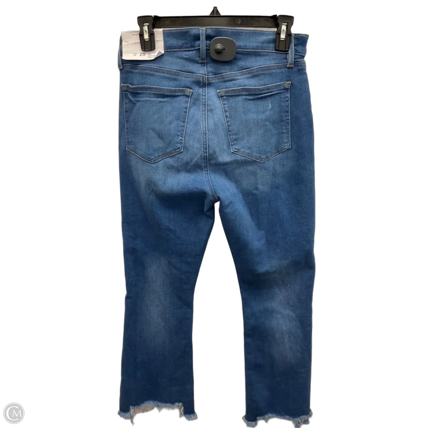 Jeans Cropped By Loft In Blue Denim, Size: 8p