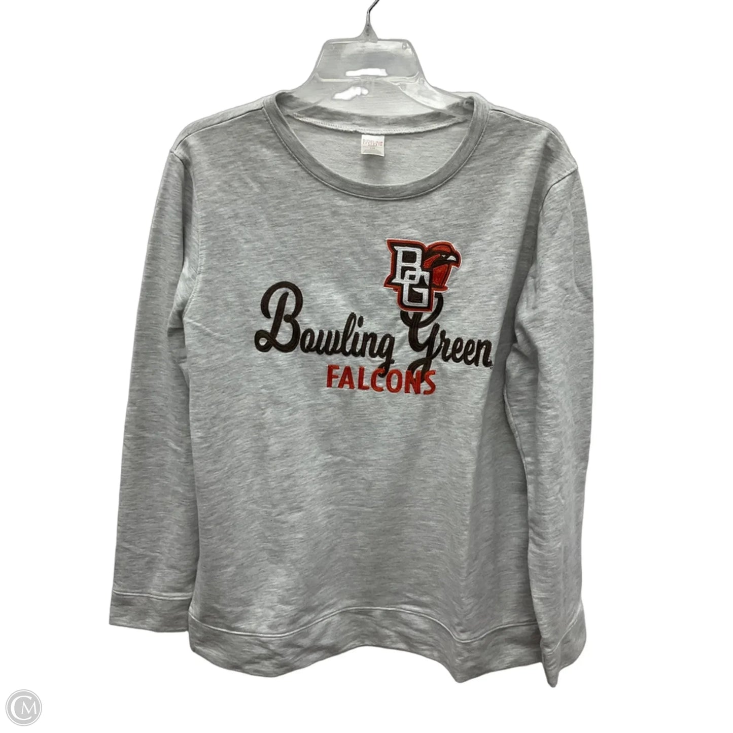 Athletic Top Long Sleeve Crewneck By Clothes Mentor In Grey, Size: L